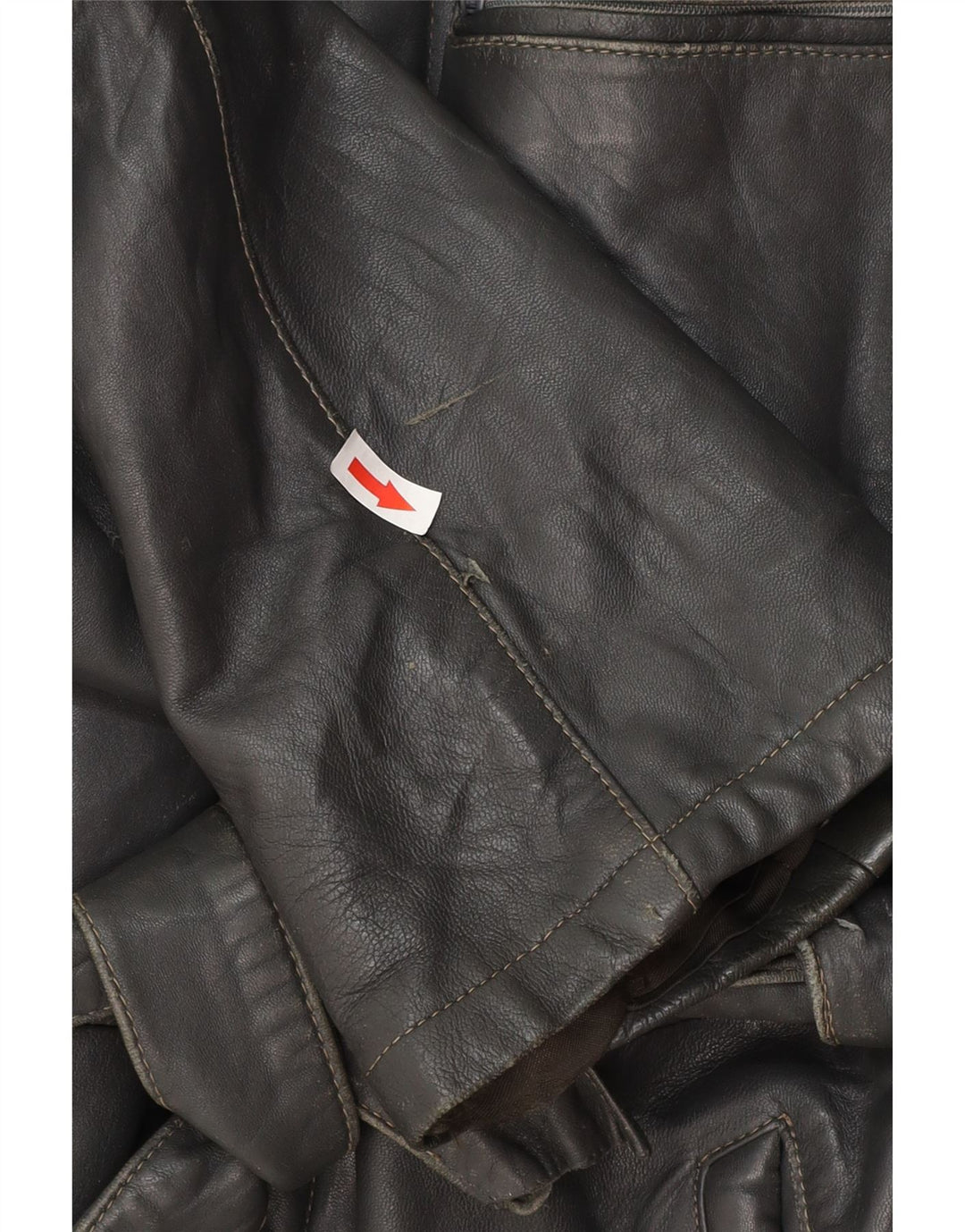 Vintage męska kurtka skórzana IT 50 duża czarna skóra