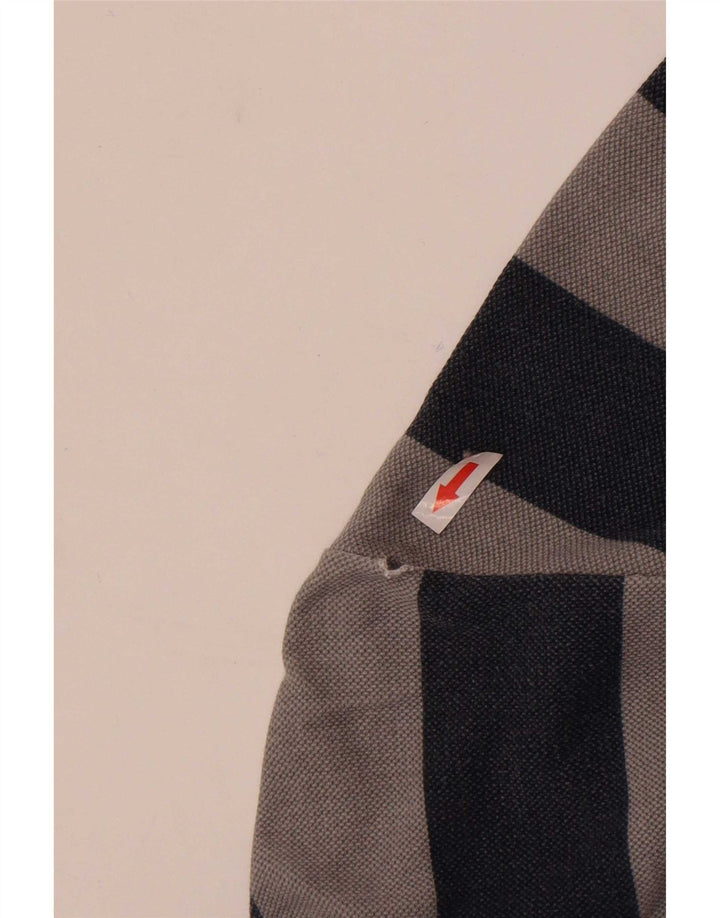 Crew Clothing Męska bluza z zamkiem błyskawicznym i średnim szarym paskiem