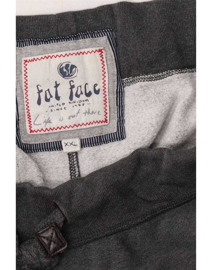 Męskie spodnie dresowe Fat Face Graphic 2XL szare