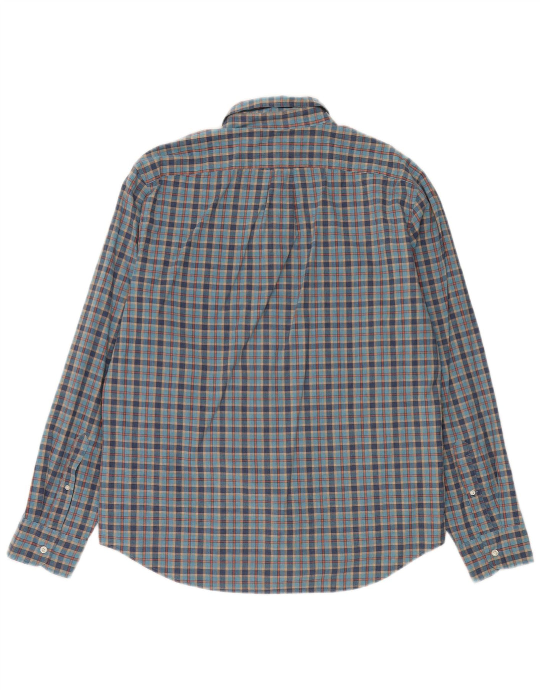 Koszula męska J. Crew o klasycznym kroju, duża, niebieska, bawełniana w kratę
