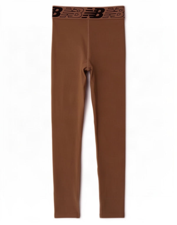 Damskie legginsy New Balance Graphic UK 10 Small Beige Colorblock