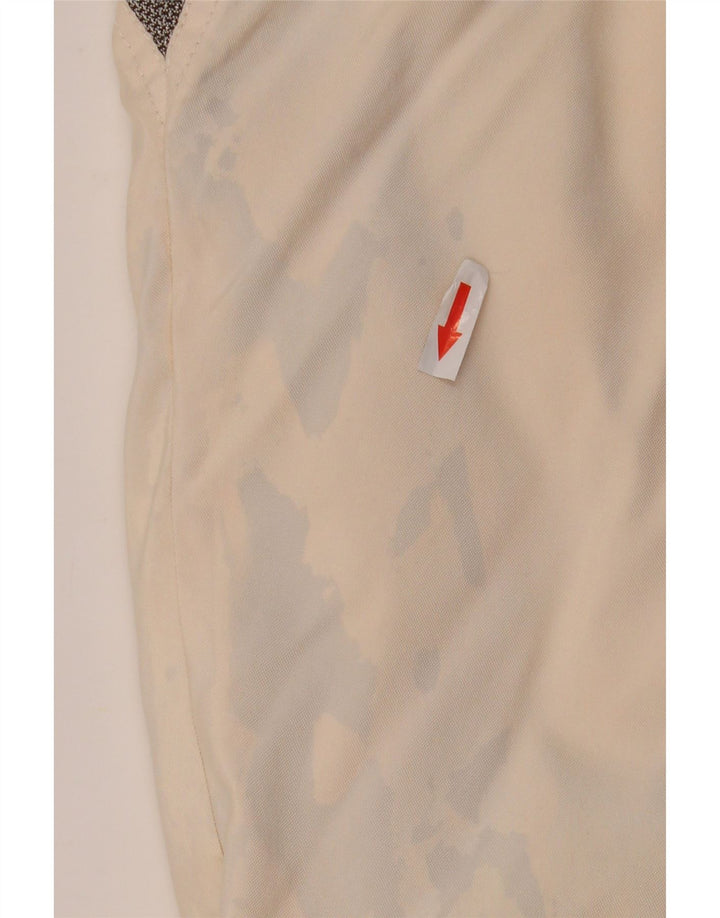 Sportowa męska kurtka narciarska z kapturem i luźnym krojem IT 46 Small White Colorblock