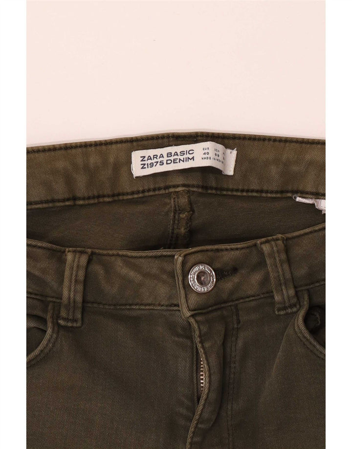 Damskie jeansy Jeggings Zara EU 40 Medium W30 L28 Khaki