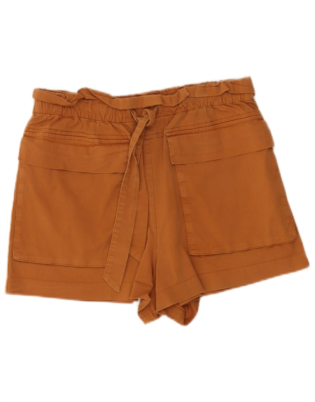 Damskie spodenki z wysokim stanem Zara, średnie W28, brązowe