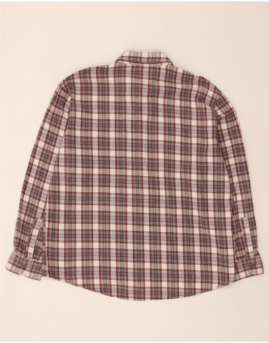 Męska koszula flanelowa European Project XL, szara, bawełniana krata