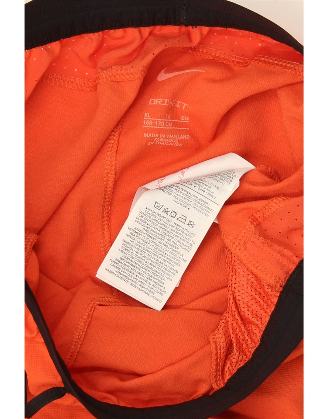 Chłopięce spodenki sportowe Nike 13-14 lat XL, czerwone, poliestrowe