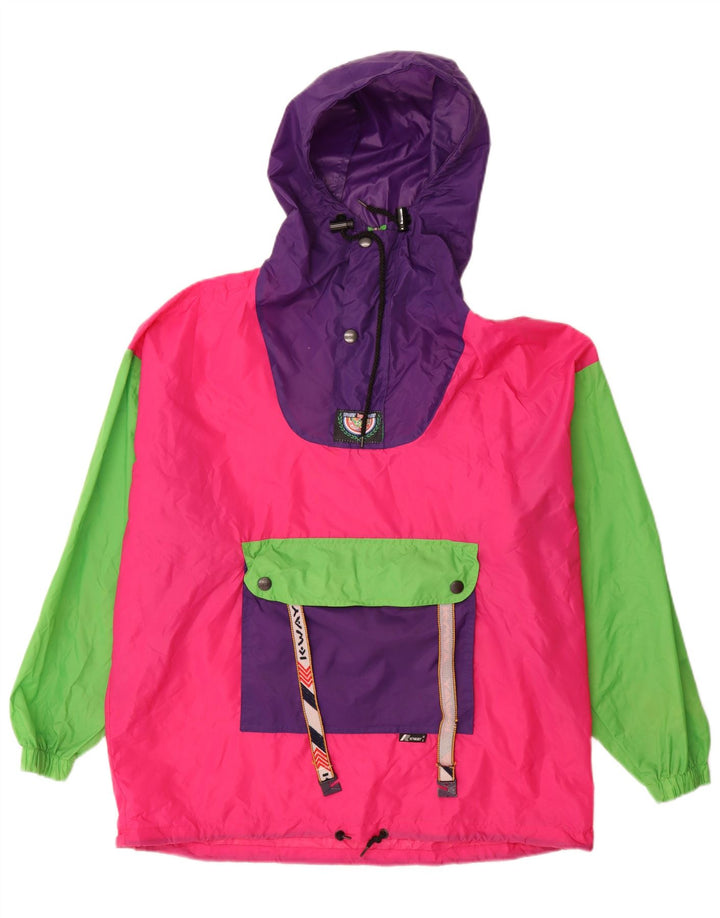 Męska kurtka przeciwdeszczowa K-Way UK 36, mała, wielokolorowa