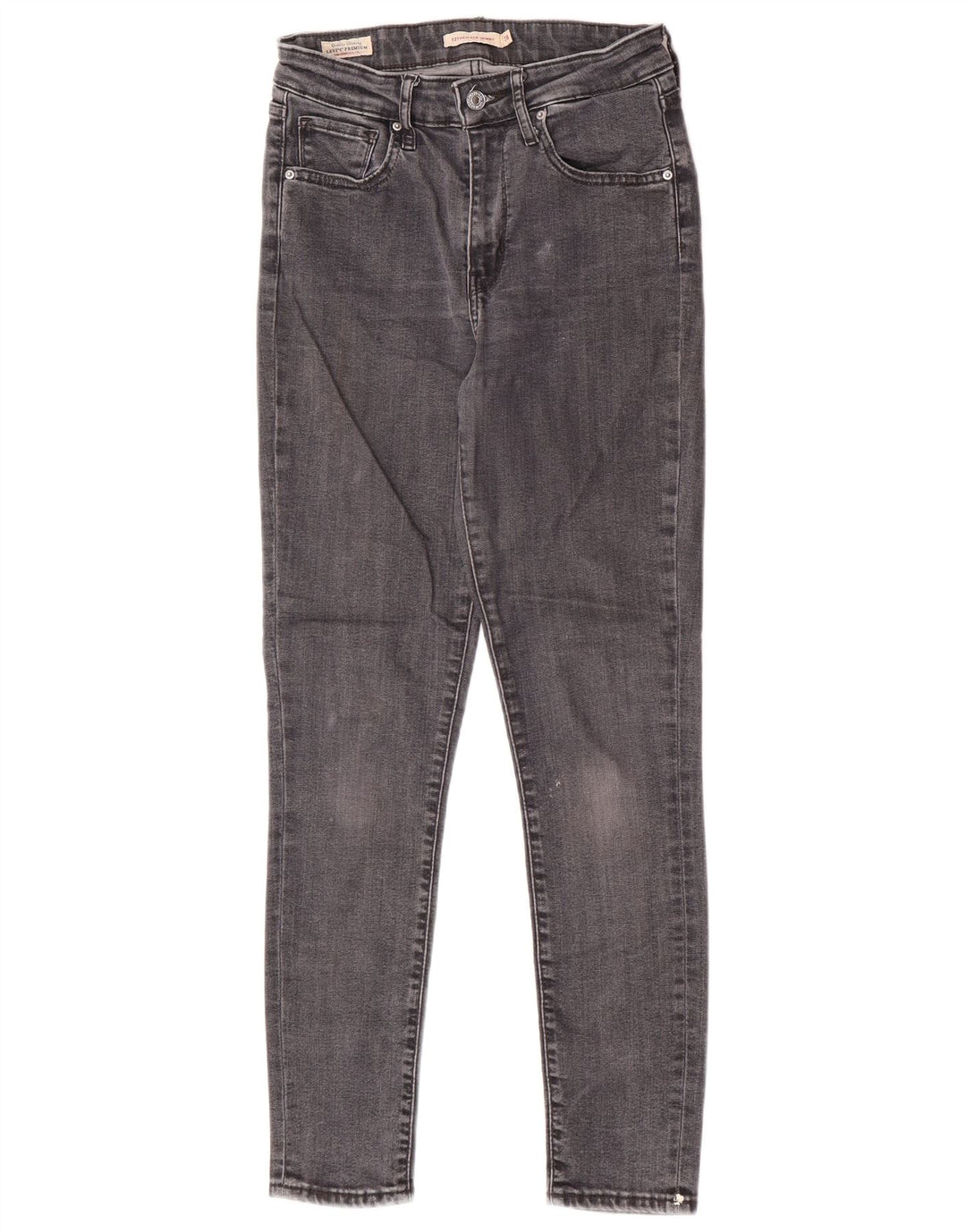 Damskie jeansy Levi's 721 Skinny W28 L28 Szary Lyocell