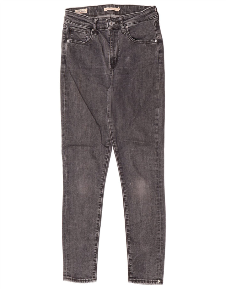 Damskie jeansy Levi's 721 Skinny W28 L28 Szary Lyocell