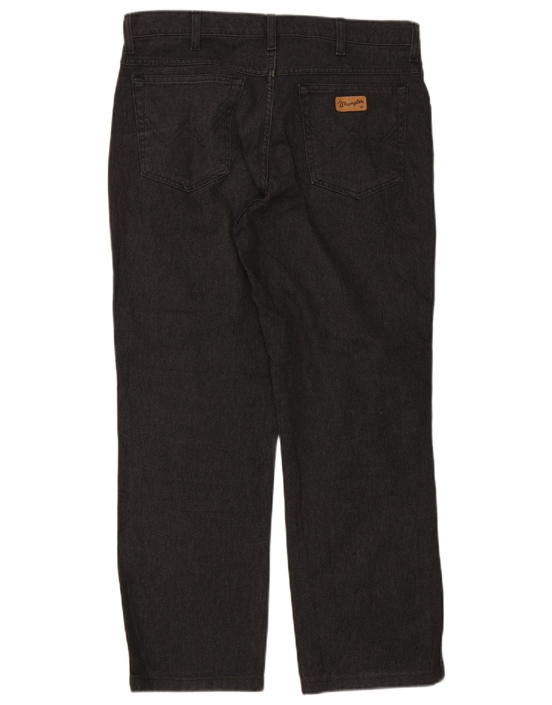 Męskie jeansy Wrangler Texas Stretch Straight W36 L28 Czarna bawełna