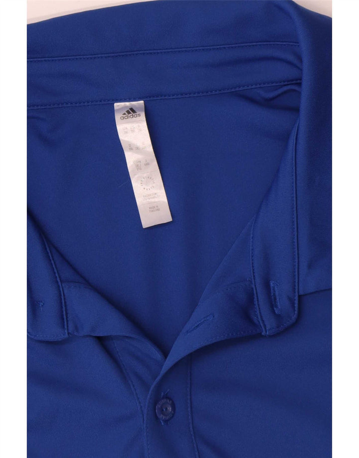 Męska koszulka polo Adidas Aeroready 2XL Niebieski poliester