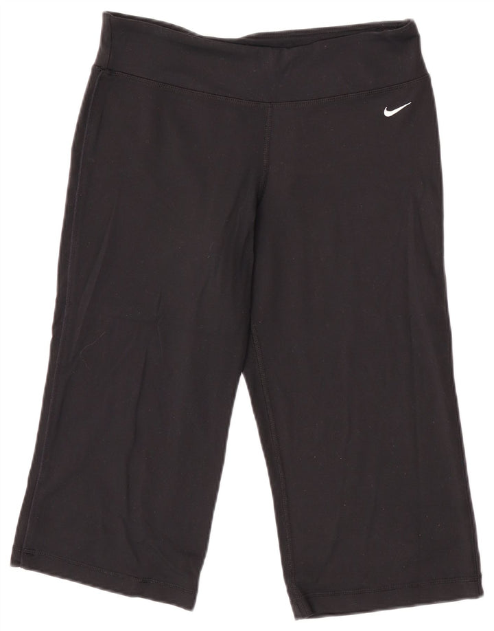 Damskie legginsy Nike Capri UK 12/14 Średni czarny nylon
