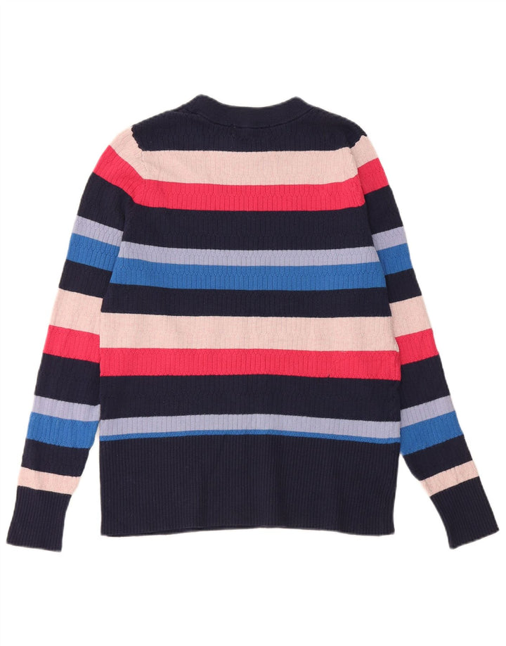 Marks & Spencer Damski sweter z okrągłym dekoltem, UK 16, duży, wielokolorowy