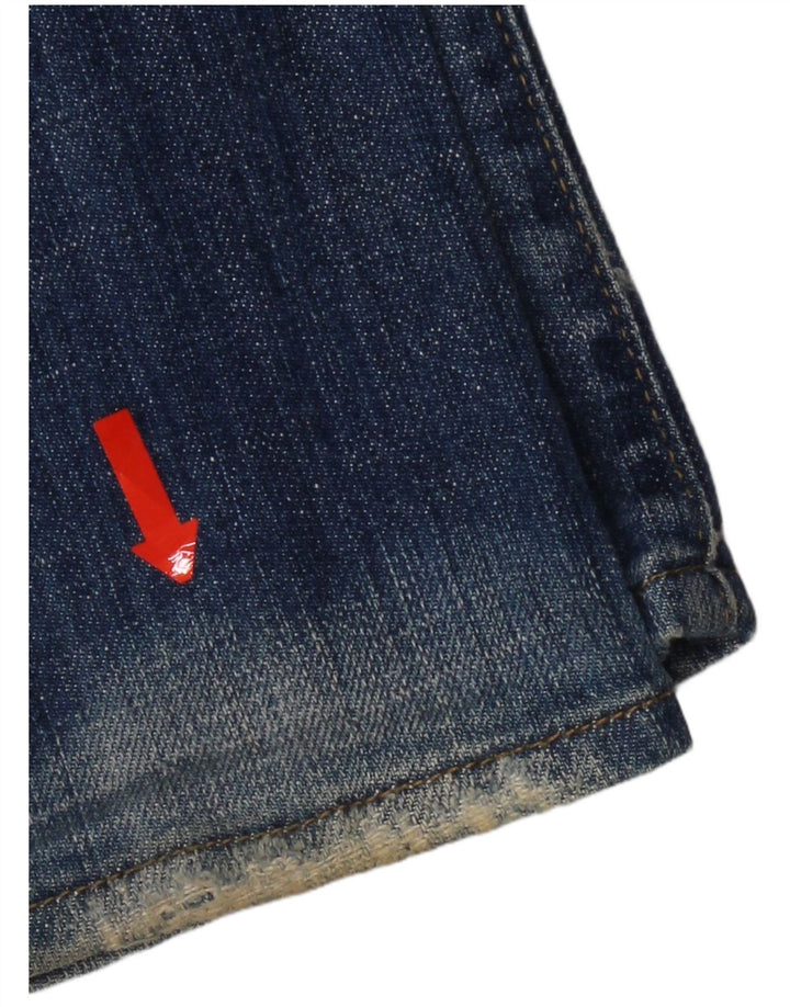 Damskie jeansy Gas Slim W31 L34 Niebieskie bawełniane