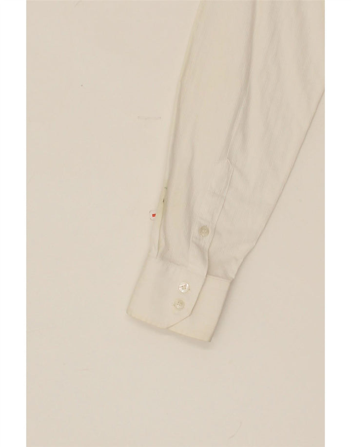 DOLCE & GABBANA Mens Shirt IT 48 Medium White Cotton Vintage Dolce & Gabbana and Second-Hand Dolce & Gabbana from Messina Hembry 