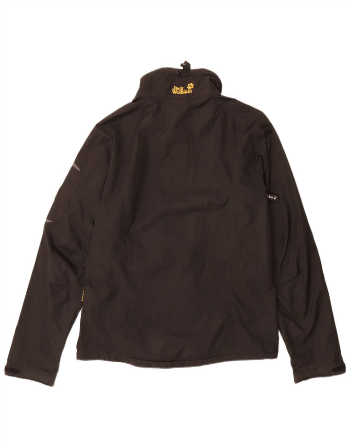 Męska kurtka wiatrówka Jack Wolfskin UK 38, średni czarny poliester
