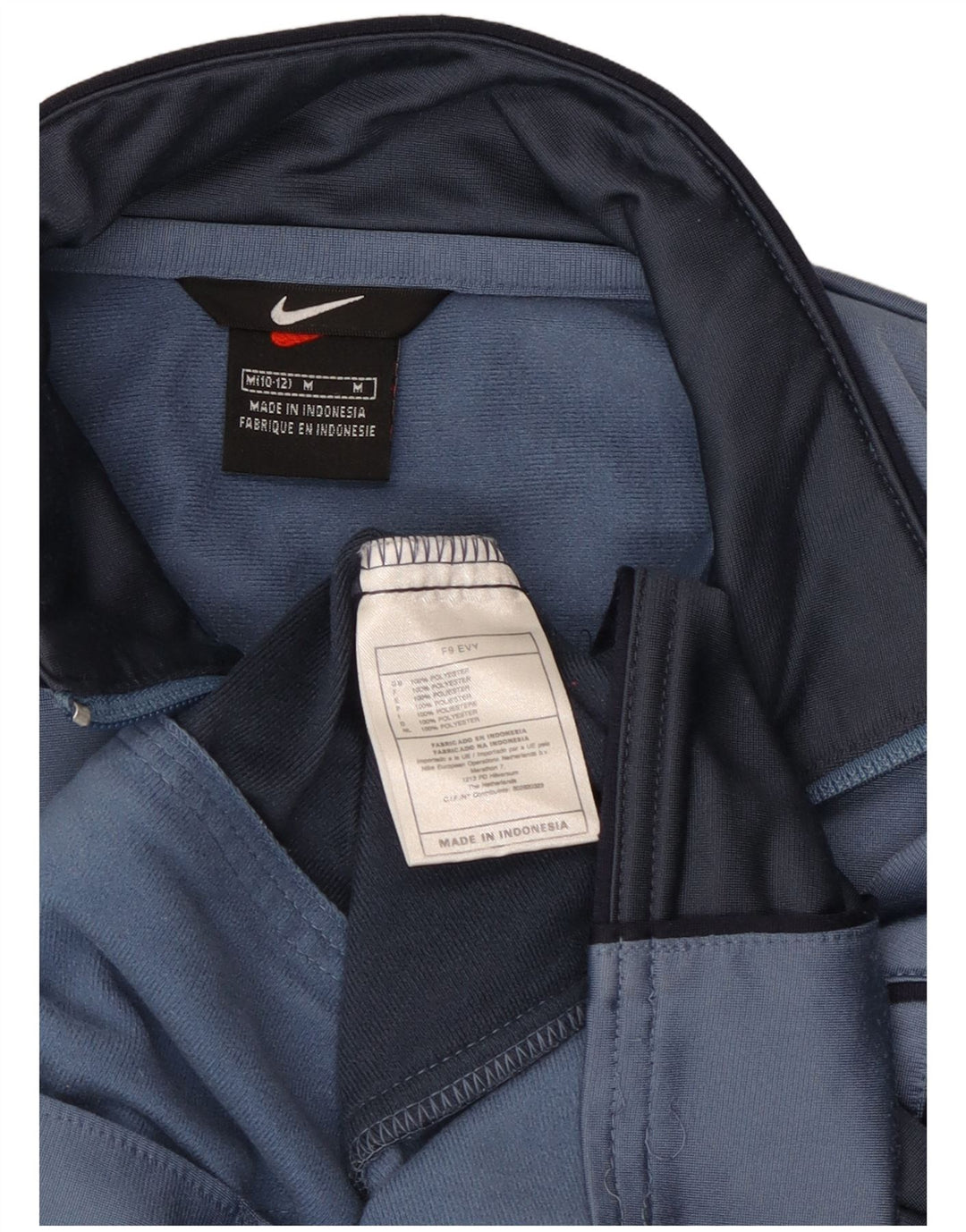 Chłopięca kurtka dresowa Nike Graphic 10-11 lat, średni niebieski, blok kolorów