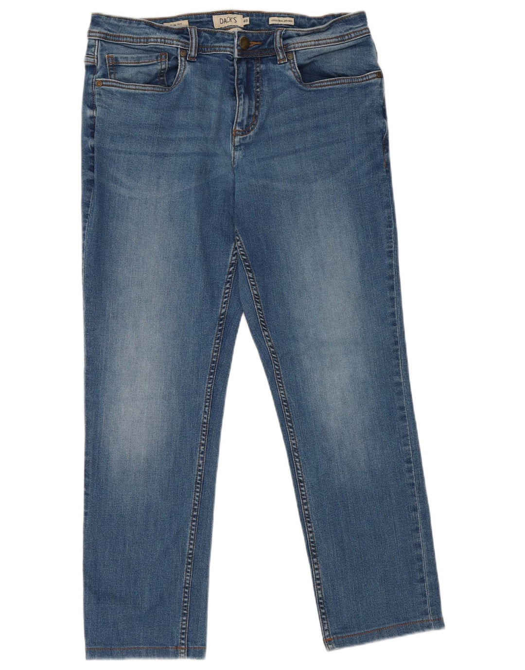 Dack's Męskie jeansy slim IT 48 Medium W32 L27 Niebieskie bawełniane