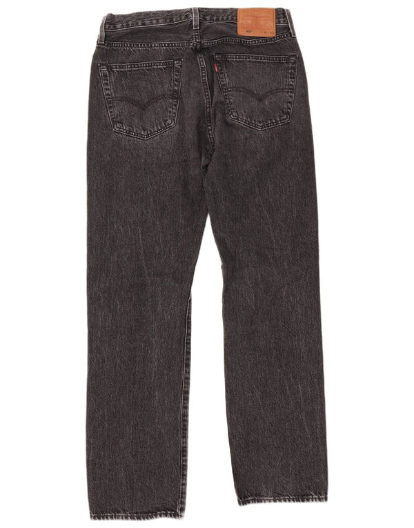 Męskie dżinsy LEVI'S 501 Straight W32 L32 Szara bawełna