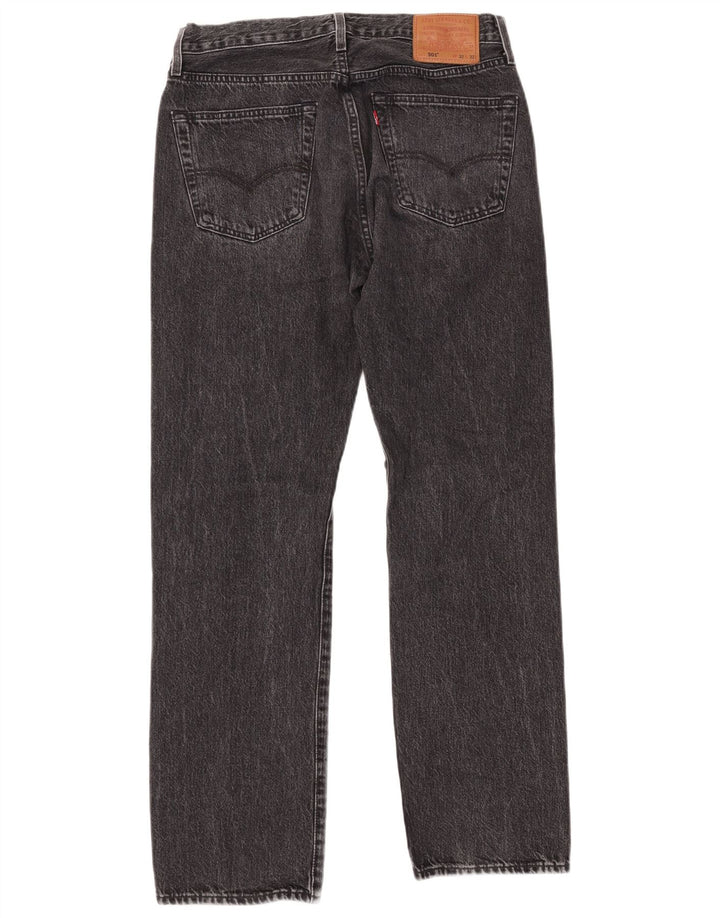Męskie dżinsy LEVI'S 501 Straight W32 L32 Szara bawełna