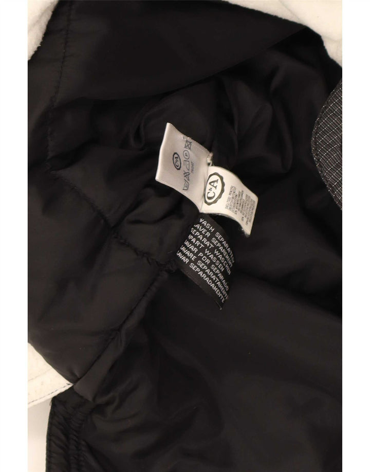 Damska kurtka narciarska C&A Rodeo Loose Fit UK 14, nylon w kolorze średnioszarym