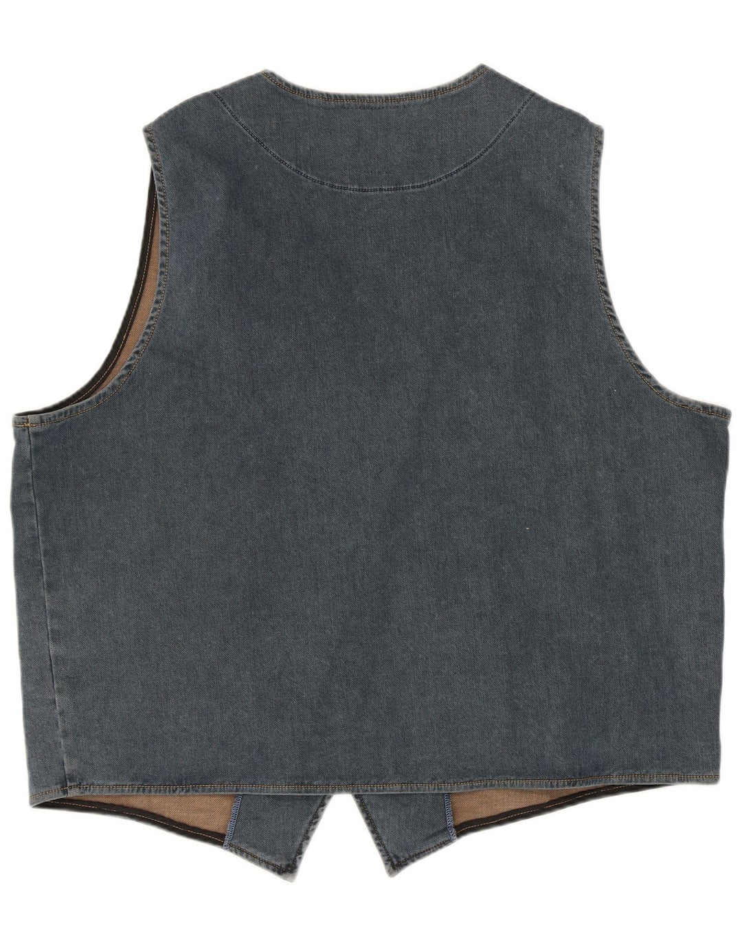 JP 1880 Męska kamizelka dżinsowa 4XL niebieska bawełna