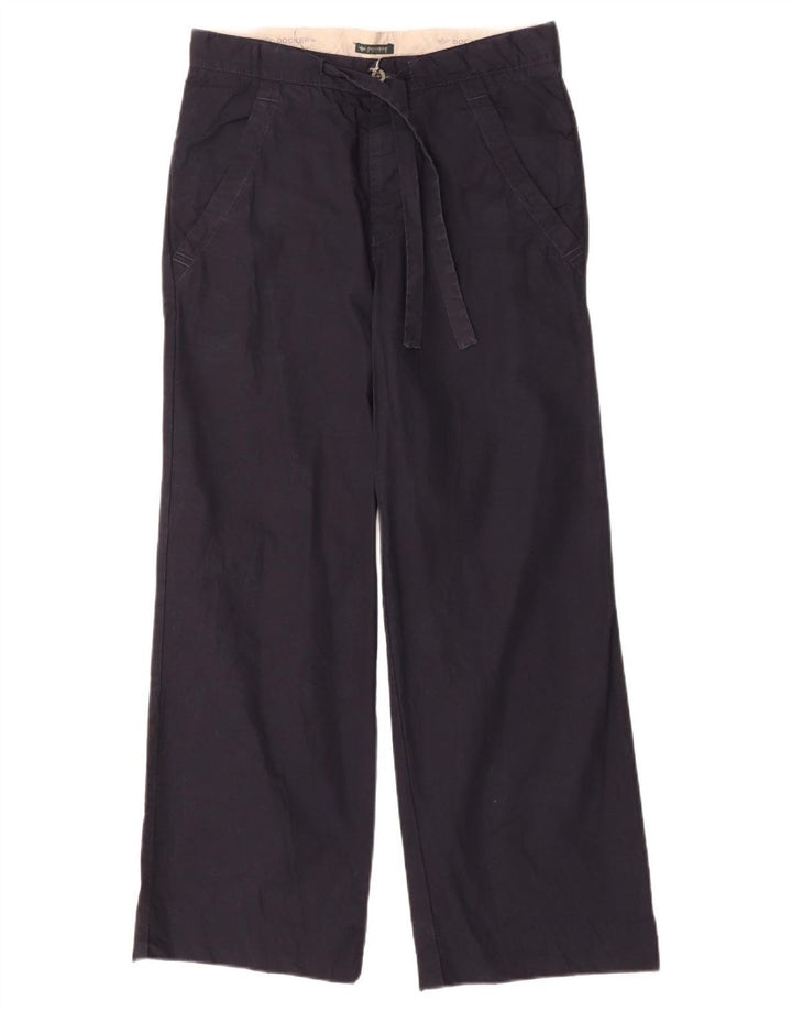 DOCKERS Męskie spodnie chino z szeroką nogawką khaki, małe W29 L28 granatowe