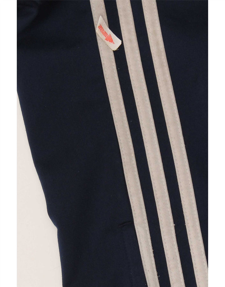 Męskie spodnie dresowe Adidas, małe, granatowe, poliestrowe
