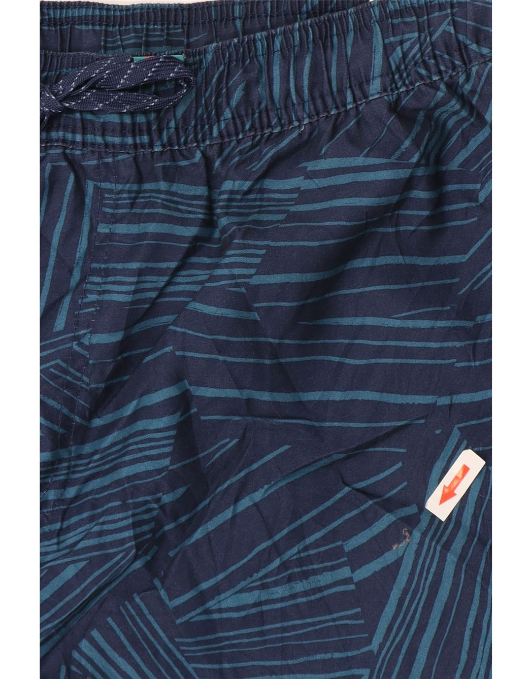 Męskie spodenki kąpielowe Quiksilver XL Granatowe, geometryczne, poliester
