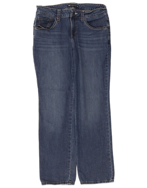 Damskie jeansy Lee Perfect Fit Straight US 8 Medium W30 L29 Niebieskie bawełniane