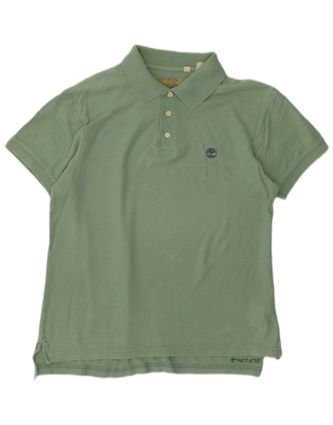 Męska koszulka polo Timberland, średnia zielona bawełna