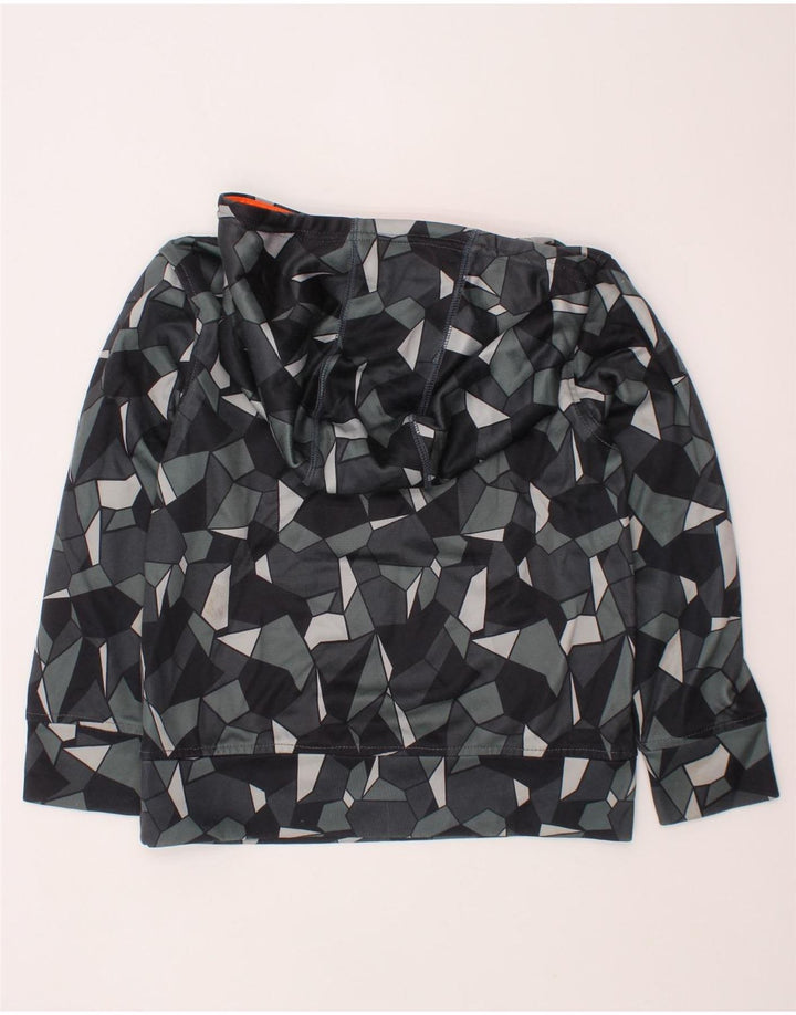 Chłopięcy sweter z kapturem PUMA 7-8 lat, mały, szary, geometryczny poliester