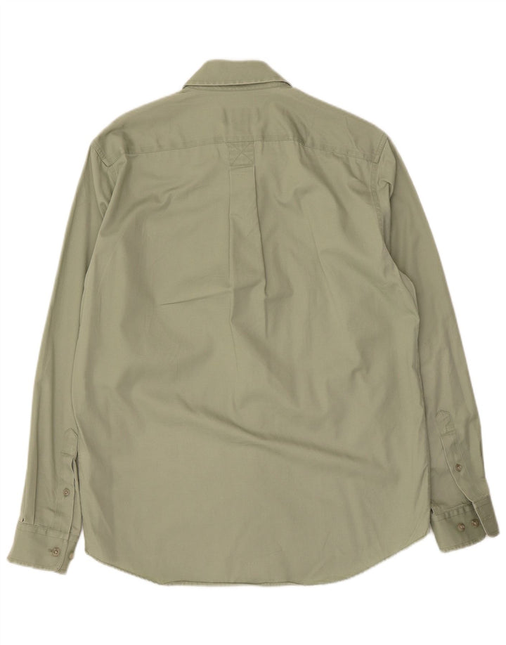 Koszula męska Eddie Bauer, mała, zielona, bawełniana