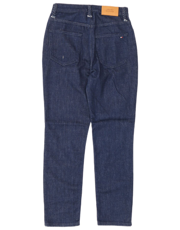 Damskie jeansy Cigarette Slim Jeans Tommy Hilfiger W27 L28 Granatowe