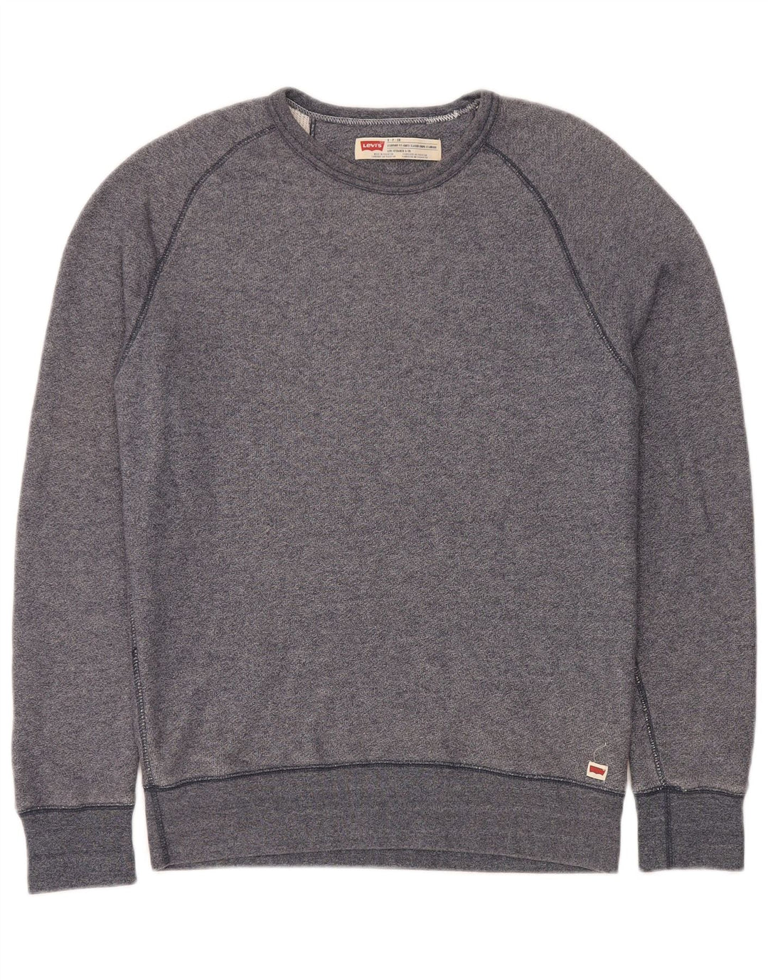 Męska bluza Levi's o standardowym kroju, mała, granatowa, z bawełny w cętki