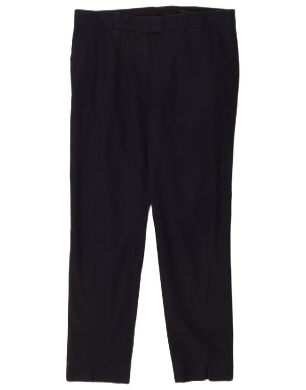 Cos Damskie proste spodnie garniturowe EU 38 Medium W32 L26 Granatowa bawełna