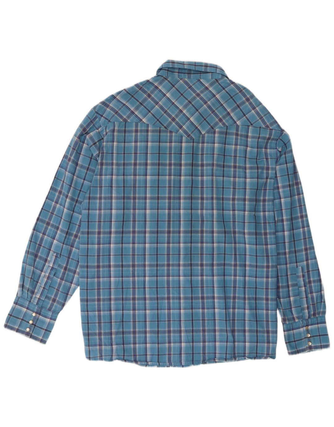 Koszula męska Wrangler 2XL, bawełniana niebieska krata