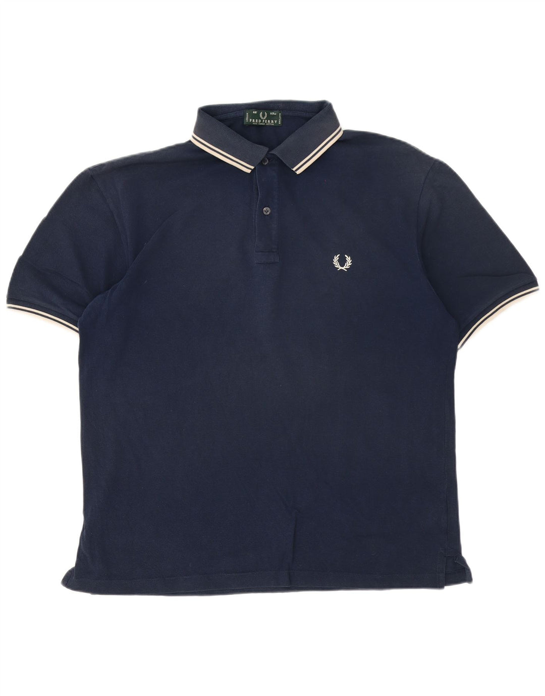 Męska koszulka polo Fred Perry, duża, bawełniana w granatowe paski