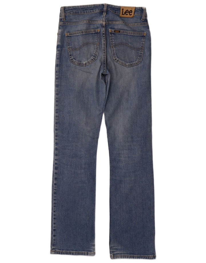 Damskie jeansy LEE Cameron Straight W30 L33 Niebieskie bawełniane
