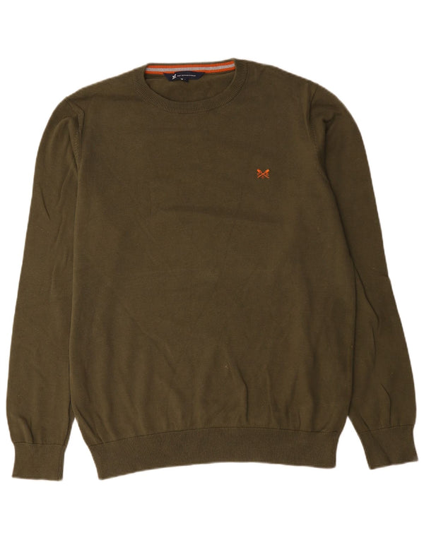 Crew Clothing Męski sweter z golfem XL, bawełniany khaki