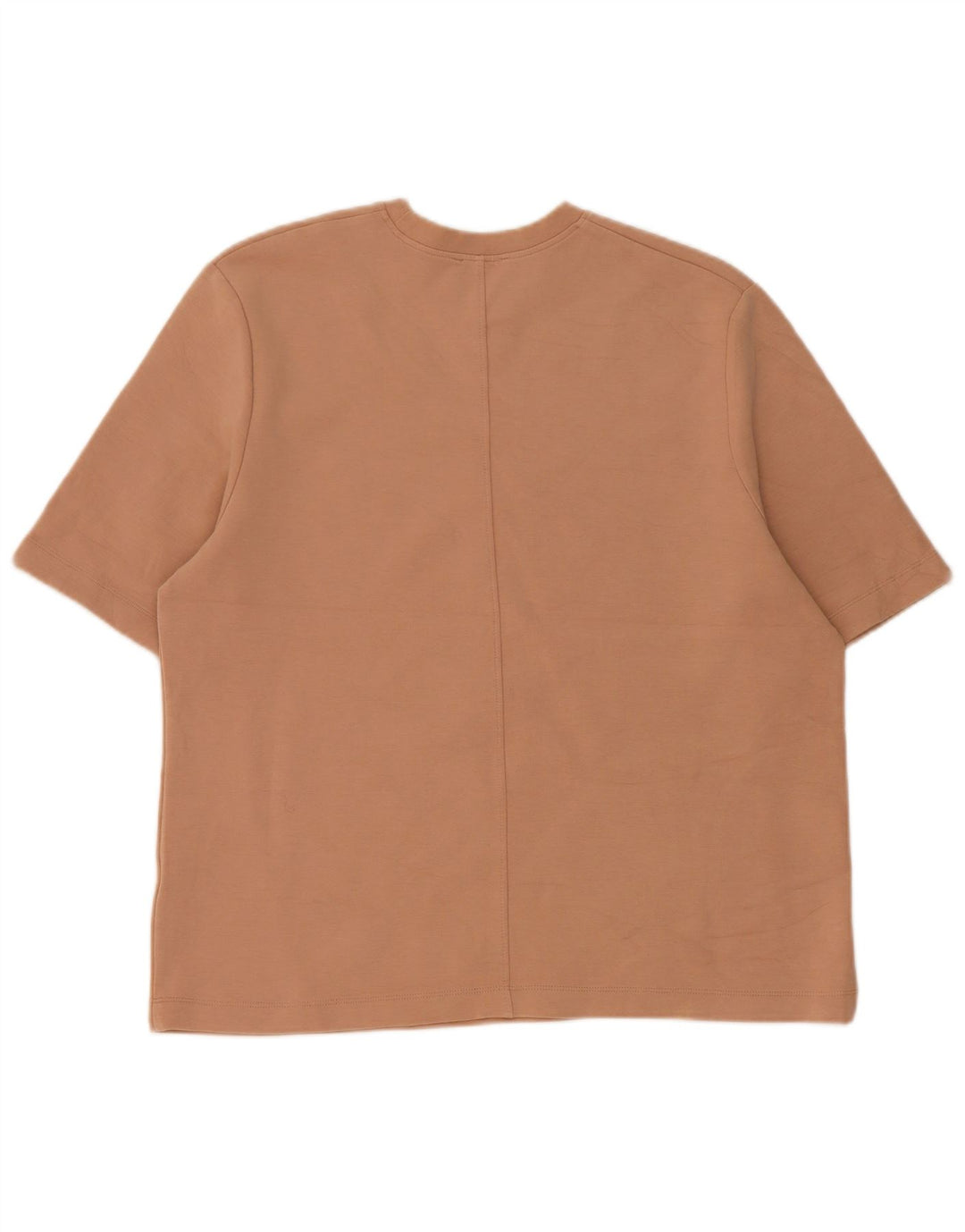 T-shirt męski Zara Top, średnio beżowy, bawełniany