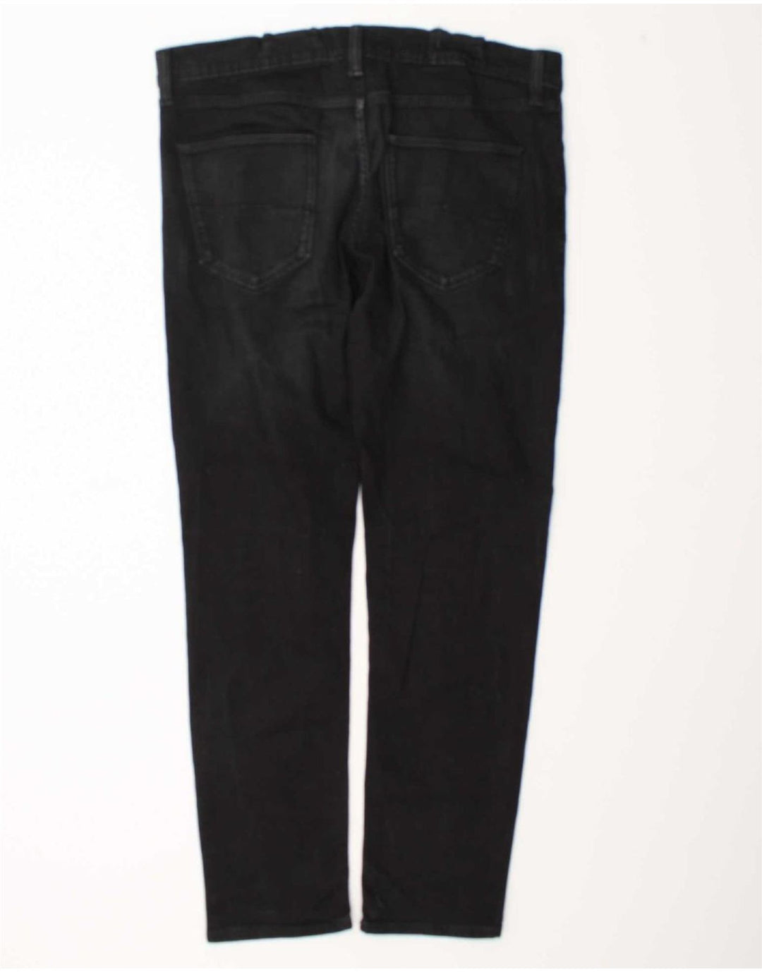 Marks & Spencer Męskie jeansy slim W34 L31 Czarne bawełniane