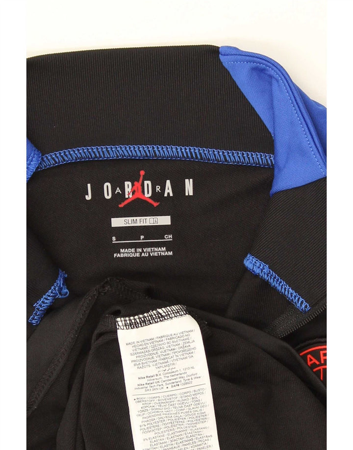 Męski top męski Jordan Slim Fit z grafiką z długim rękawem, mały, czarny