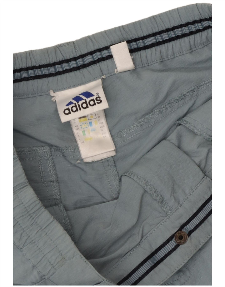 Męskie spodnie dresowe Adidas Capri, średni niebieski poliamid