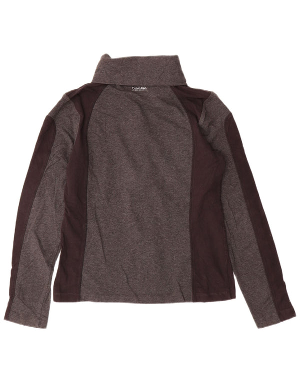 Damska kurtka dresowa CALVIN KLEIN Performance UK 14, duża, szara