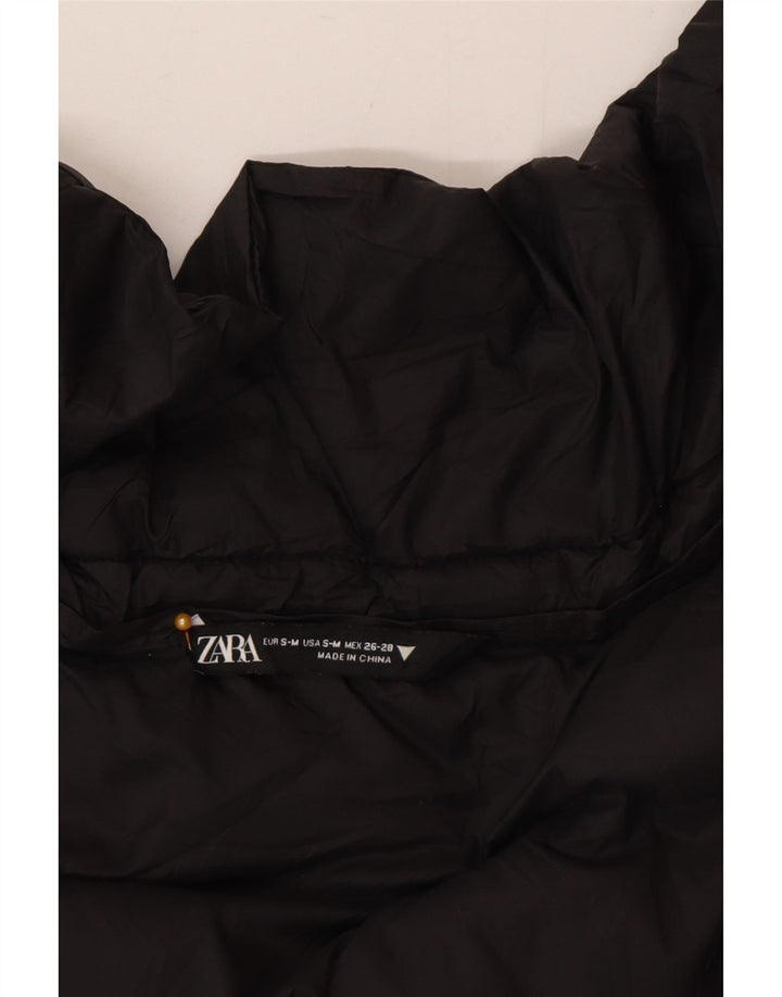 Damska oversize'owa wyściełana kamizelka Zara UK 10 Small Black