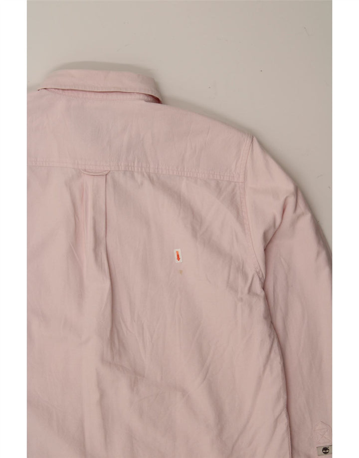 TIMBERLAND Mens Earthkeepers Regular Fit Shirt Medium Pink Vintage Timberland and Second-Hand Timberland from Messina Hembry 
