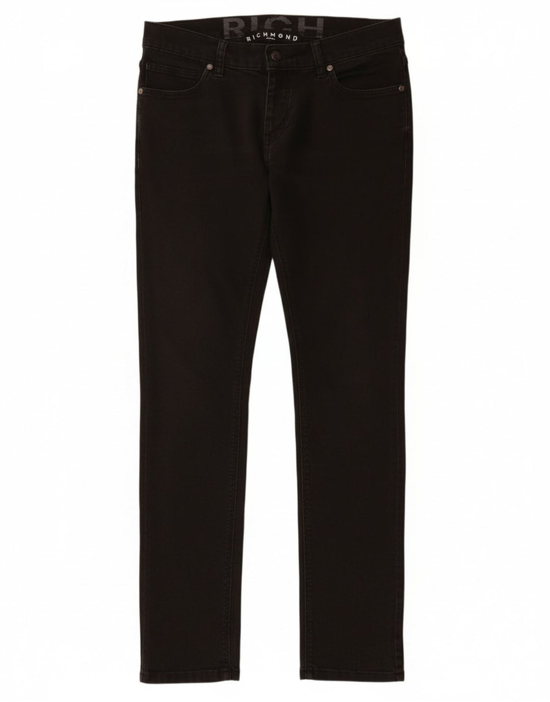 Damskie jeansy Richmond W30 L32 Czarne bawełniane