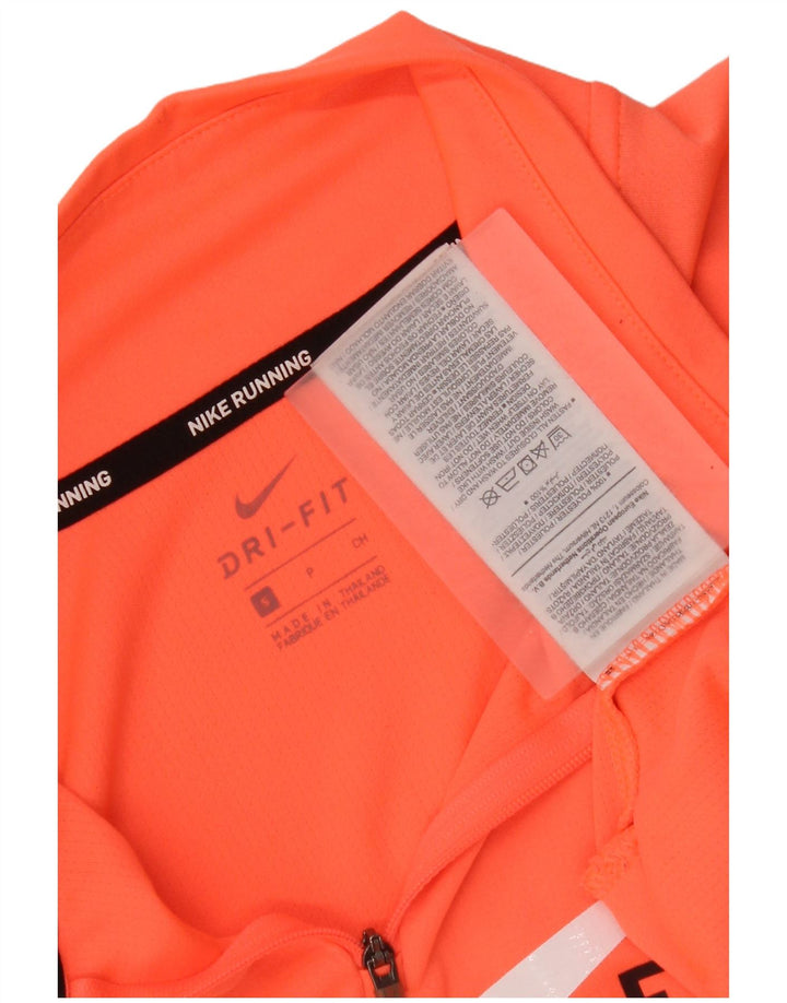 Damski dres Nike Dri Fit Graphic Pullover Top UK 10 Mały pomarańczowy