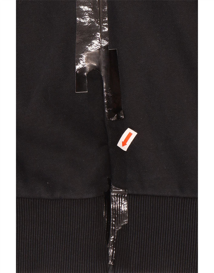 Chłopięca bluza z grafiką Diesel, 15-16 lat, czarna bawełna